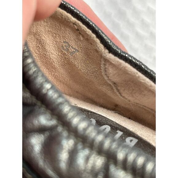 Bloch Gray Metallic Leather Ballet Flats Women's Size 37/6 - Picture 8 of 9